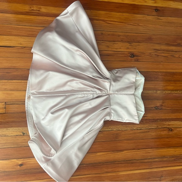 Betsy & Adam Soft Pink Satin Dress - Picture 2 of 3